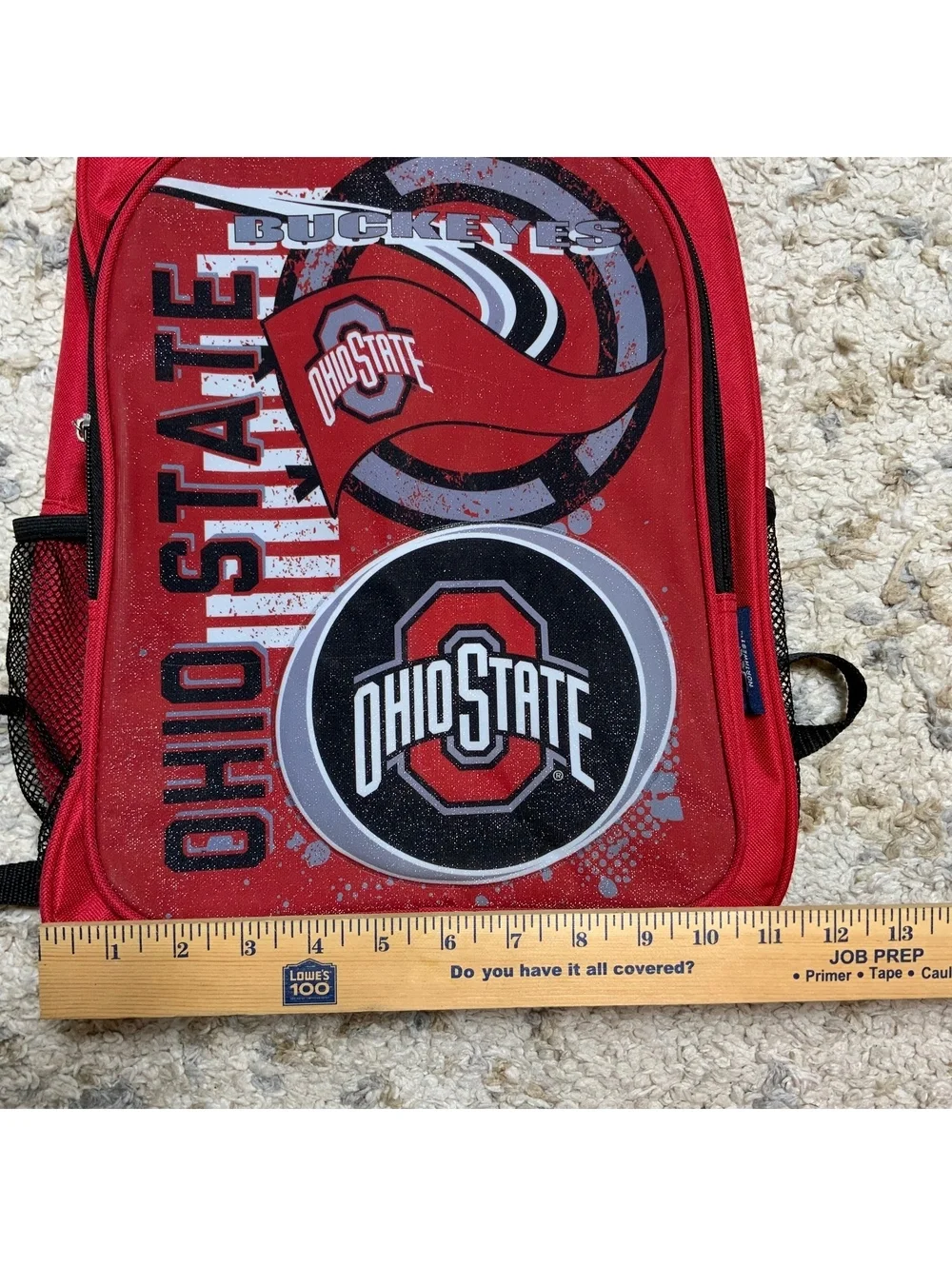 Ohio State Buckeyes Red Backpack